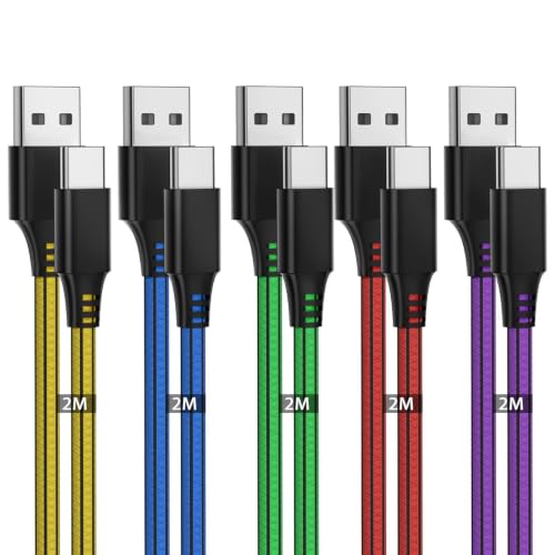 Amazon.co.jp: USB Type C ケーブル 【5本セット2M】 タイプc ケーブル